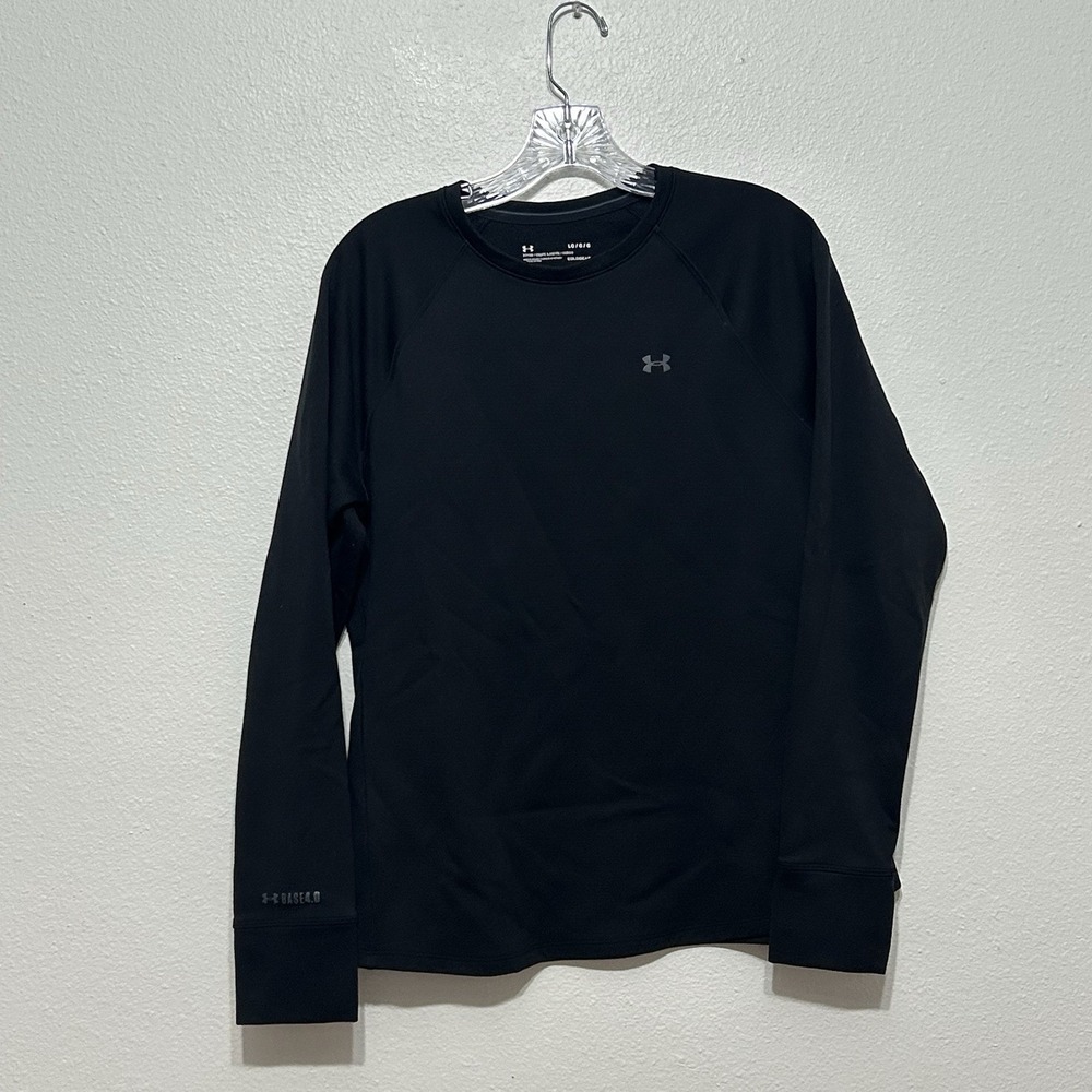 Under Armour Coldgear Base‎ 4.0 Black Long Sleeve Thermal Shirt Fitted Women's L